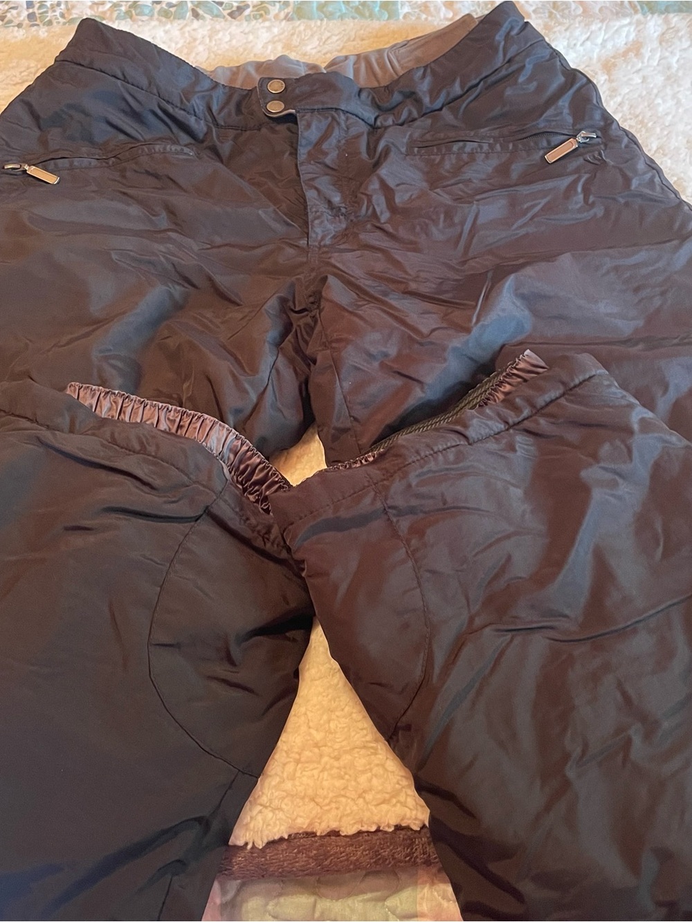 White Sierra women’s black ski pants size XL